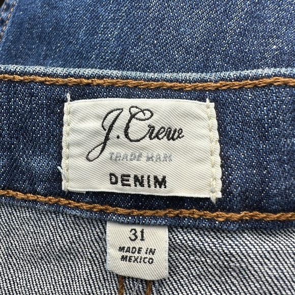 J. Crew Women's Denim Knee Length Button Front Skirt Size 31 NWT! - Picture 3 of 5